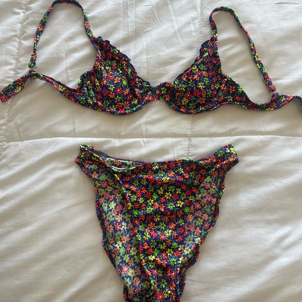 Vintage 80's/90's Floral Bikini